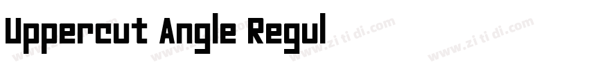 Uppercut Angle Regul字体转换